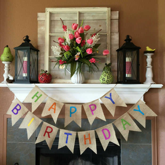 Burlap Banners - a Stress Free Answer for Beautiful and Easy Party Decor
