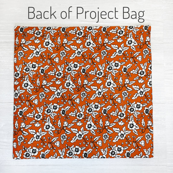 Halloween Cross Stitch Project Bag with Midnight Magic 2 Fabric