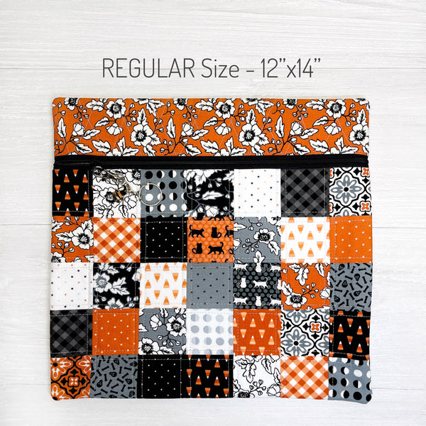 Halloween Cross Stitch Project Bag with Midnight Magic 2 Fabric