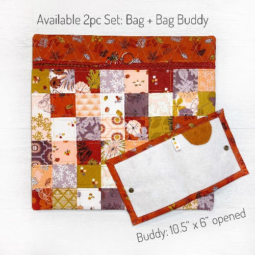 Fall Cross Stitch Project Bag with Maple fabric line by Gabrielle Niel Design-RIley Blake Designs