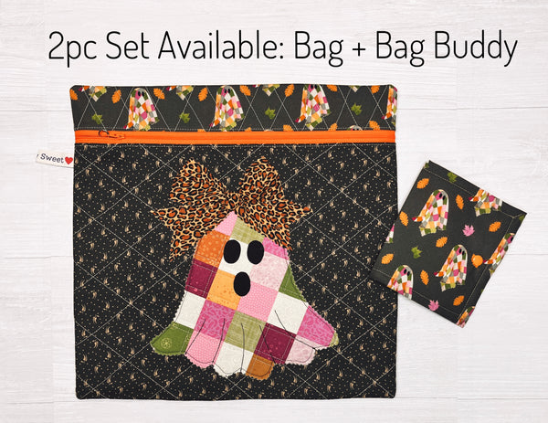 Halloween Ghost Cross Stitch Project Bag
