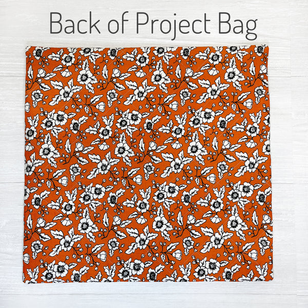 Halloween Cross Stitch Project Bag with Midnight Magic 2 Fabric