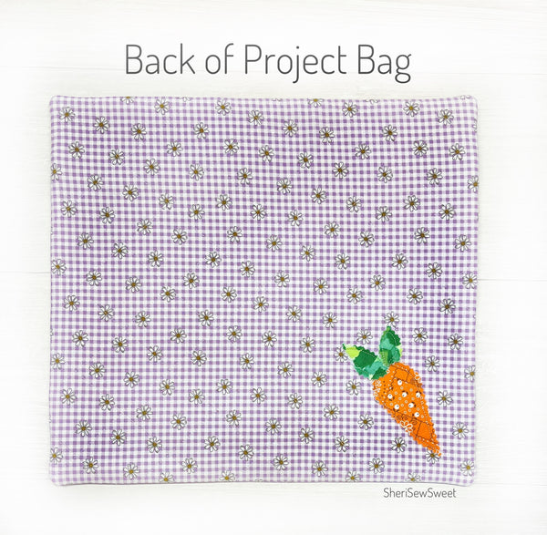 Easter Bunny Cross Stitch Project Bag