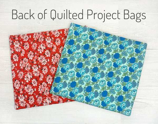Patchwork Cross Stitch Project Bag with Lori Holt's Flea Market Fabric