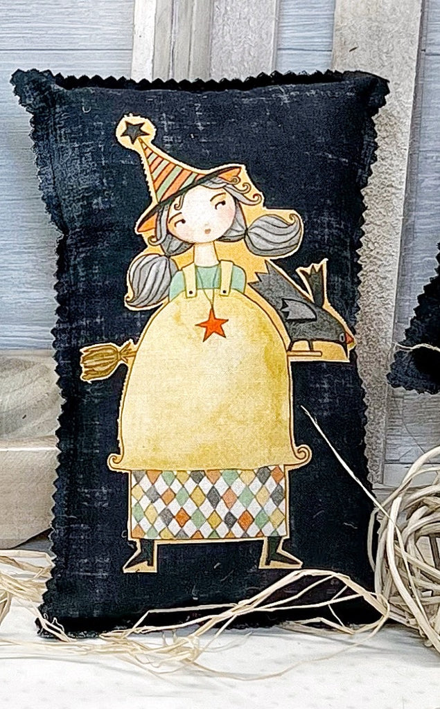 Halloween Witch Mini Pillow